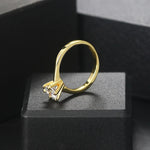 1 Carat Crystal Wedding Ring For Women