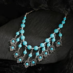 2024 Ethnic Hand Pendant Necklace Vintage Turquoises