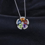 2.6ct Genuine Blue Topaz Amethyst Citrine Garnet and Peridot