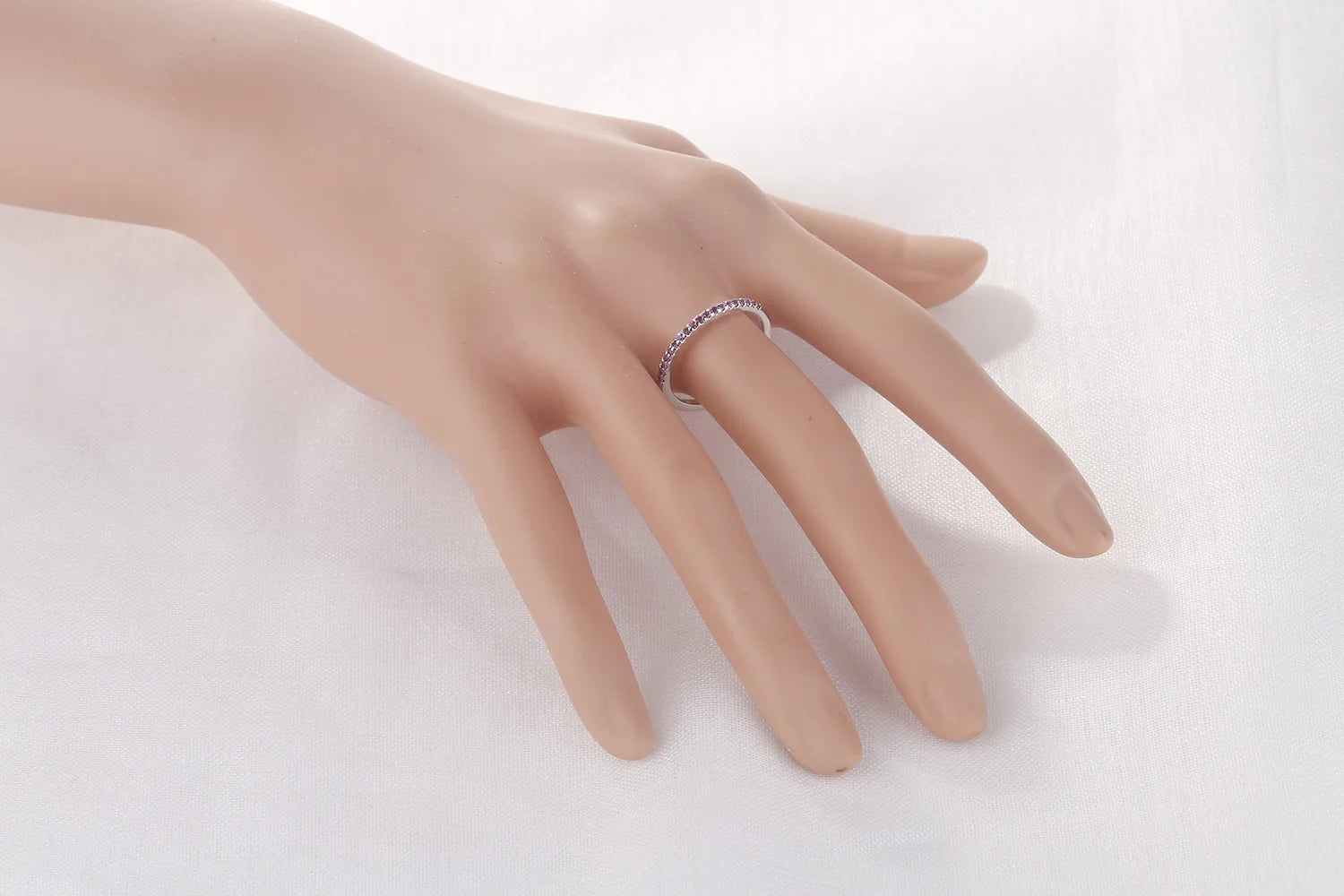 Sterling Silver Real Natural Sapphire Ring Engagement Wedding