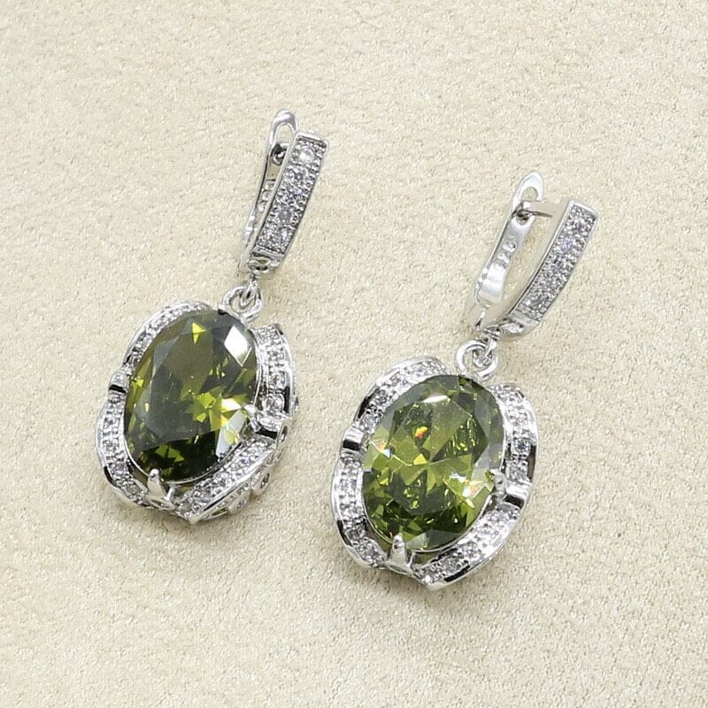 Peridot Multi Colors 925 Silver Jewelry SetJewelry Sets