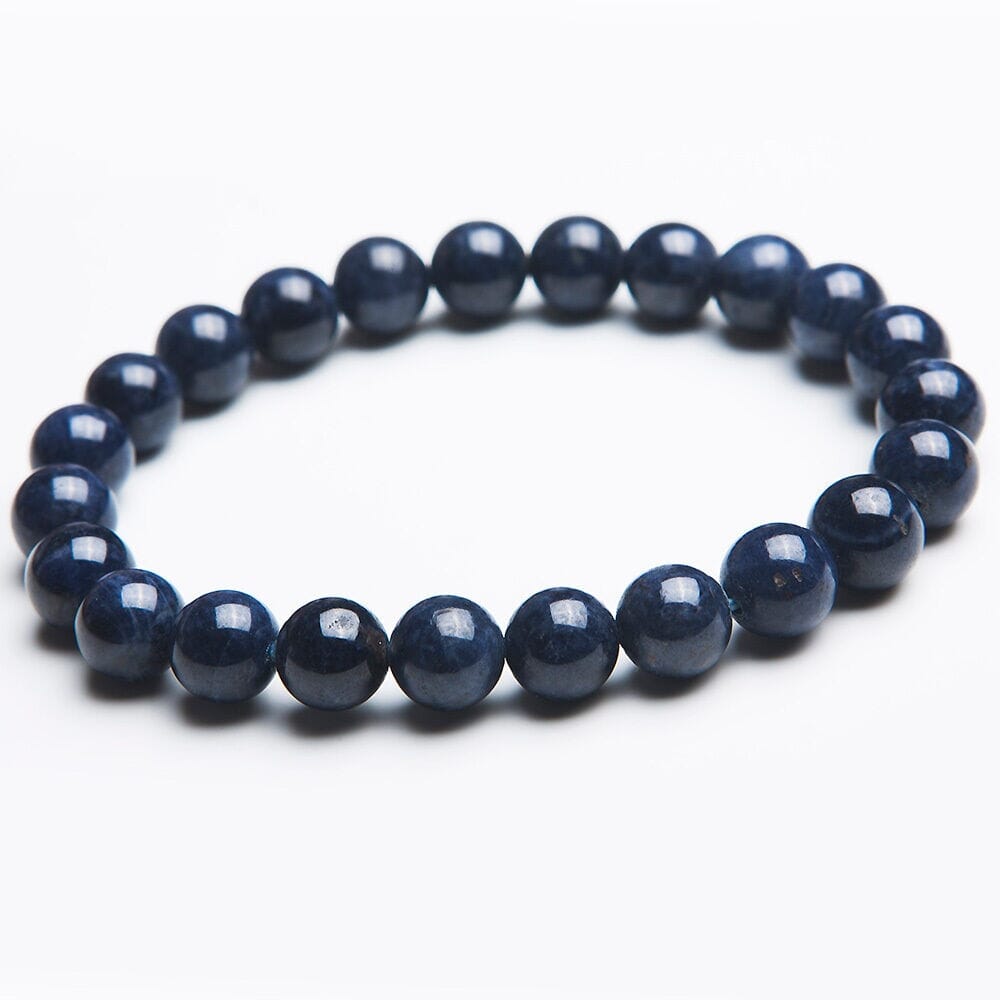 Genuine Natural Blue Sapphire Gemstone Strand BraceletBracelet