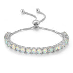 Fire Opal Bracelets Bohemia Silver Plated Fashion Jewelrys BraceletOS593