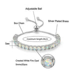 Fire Opal Bracelets Bohemia Silver Plated Fashion Jewelrys Bracelet