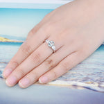 3.6 Carats Genuine Aquamarine Gemstone Light Blue Faced Cut