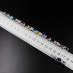 Multi Gemstones 925 Sterling Silver BraceletBracelet