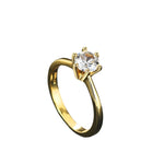 1 Carat Crystal Wedding Ring For Women