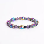 Bohemian Therapeutic Magnetic Hematite Bracelet1519cm(7.48inch)