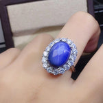 Star Sapphire 925 Sterling Silver RingRing
