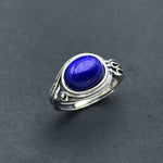 Natural Turquoise Rings 925 Sterling SilverLapisResizable