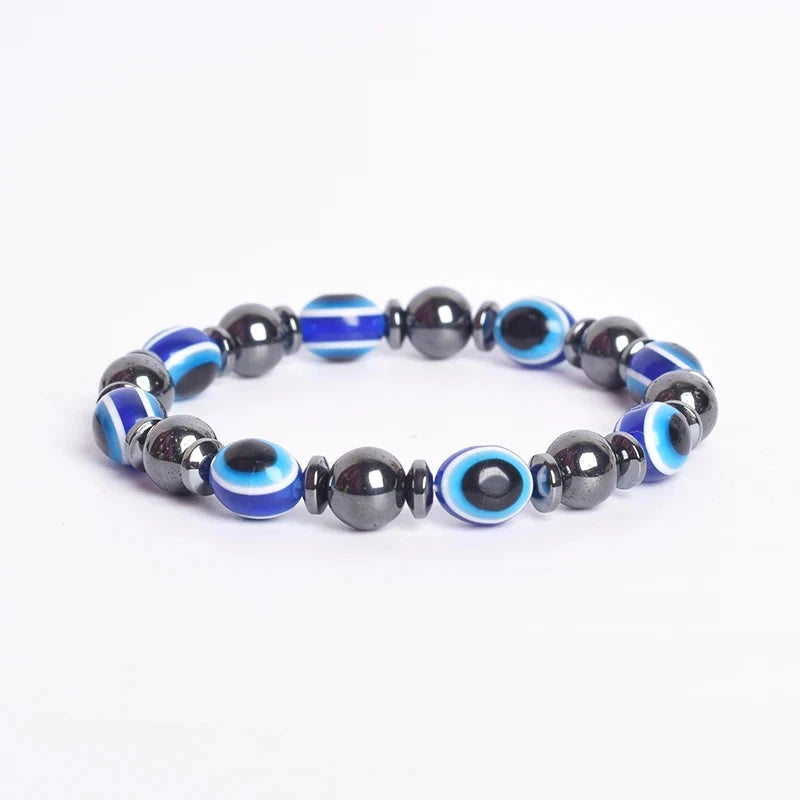 Bohemian Therapeutic Magnetic Hematite Bracelet619cm(7.48inch)