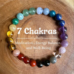 7 Chakra Reiki Healing Yoga Energy Balance BraceletBR24Y0364