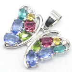 26x25mm Gorgeous 4.9g Rainbow Butterfly Shape Pendant Only