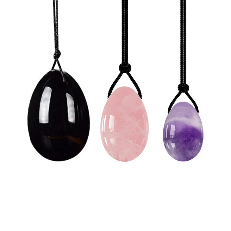 3/4PCs Natural Jade Yoni Eggs Massage Wand Set3PC 01