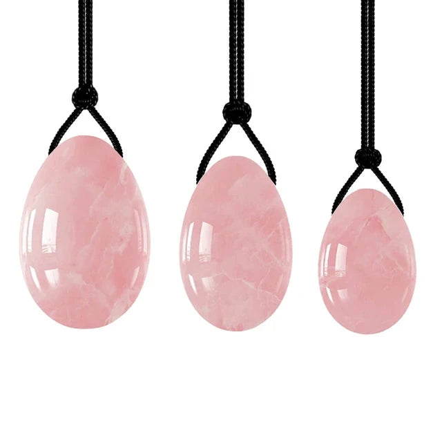 3/4PCs Natural Jade Yoni Eggs Massage Wand Set3PC rose egg