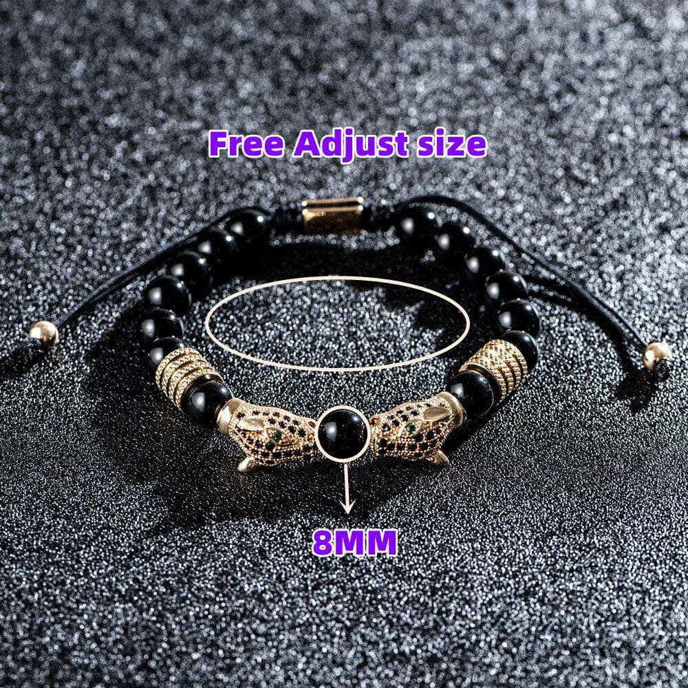 Double Leopard Head BraceletsBracelet