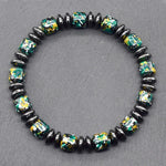 Bohemian Therapeutic Magnetic Hematite Bracelet319cm(7.48inch)