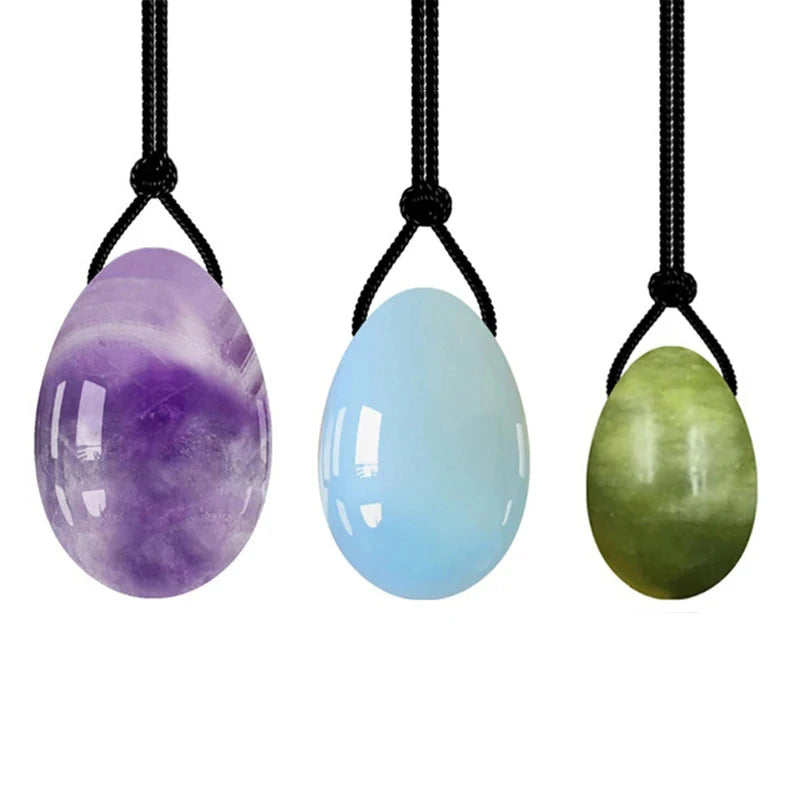 3/4PCs Natural Jade Yoni Eggs Massage Wand Set3PC 02