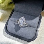 Aquamarine Sapphire Gemstone Engagement Ring for Women