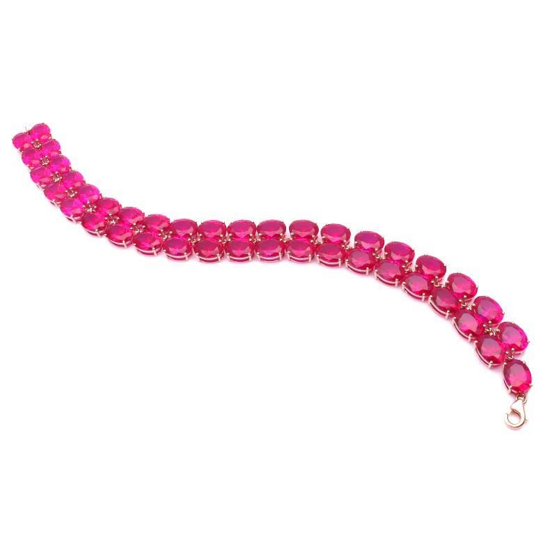 Oval Ruby String Bracelets BraceletBracelets