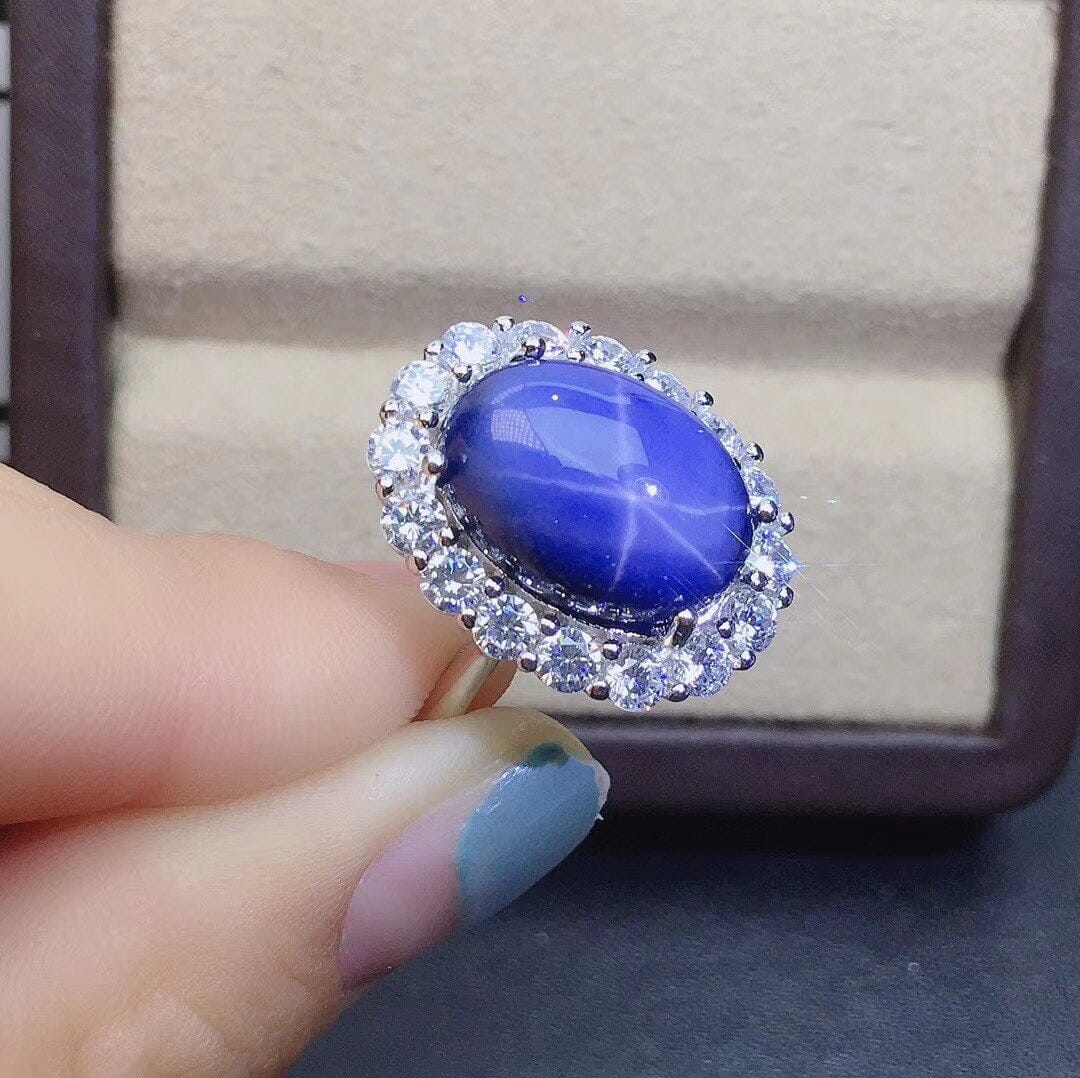 Star Sapphire 925 Sterling Silver RingRing