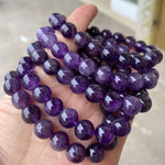 Natural 7A Amethyst Bracelet Healing Energy