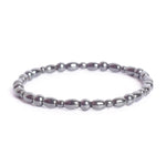 Bohemian Therapeutic Magnetic Hematite Bracelet1719cm(7.48inch)