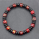 Bohemian Therapeutic Magnetic Hematite Bracelet119cm(7.48inch)