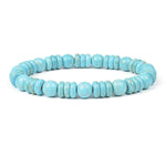 Various Shapes Blue Turquoise Bracelets1117cm-6.7inch