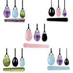 3/4PCs Natural Jade Yoni Eggs Massage Wand Set
