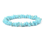 Various Shapes Blue Turquoise Bracelets517cm-6.7inch
