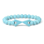 Various Shapes Blue Turquoise Bracelets2217cm-6.7inch