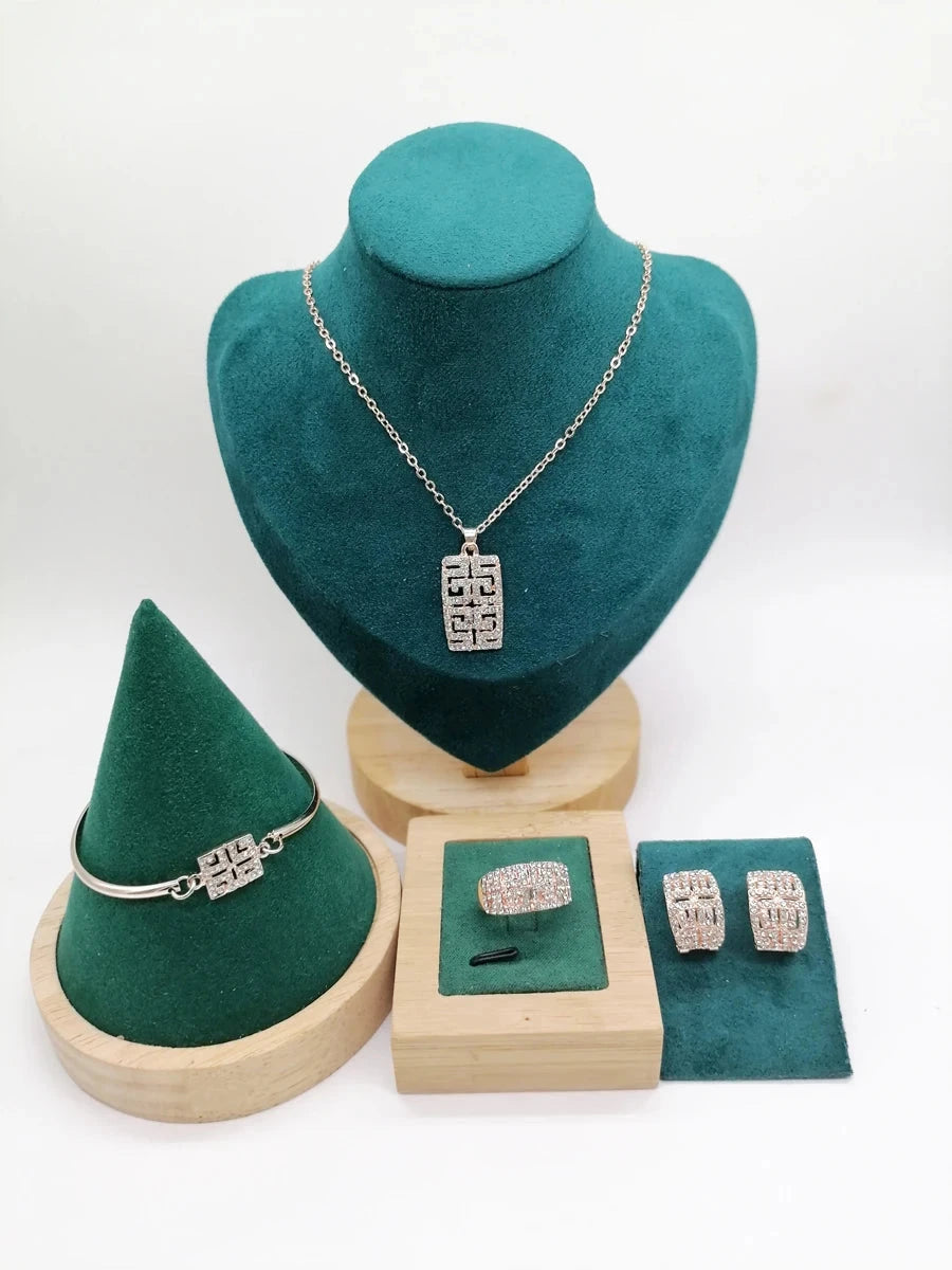 2025 New Design Austria Crystal Jewelry Set For Women