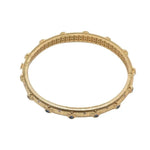 Cuff Bangle Ruby 18k Real Gold Plated Metal