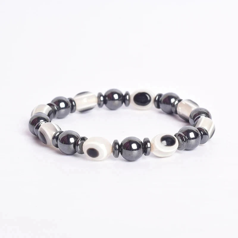 Bohemian Therapeutic Magnetic Hematite Bracelet819cm(7.48inch)
