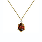 Elegant Water Drop Ruby NecklaceNecklace