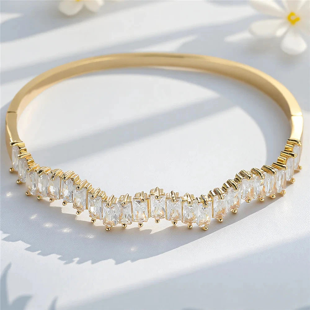 Women's Gold Zircon Bracelet