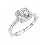 Moissanite Solitaire Engagement Ring for Women