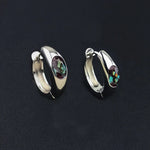 0.8CT Oval 4*6mm Alexandrite Earrings for Women Solid 925 Sterling Silver Gemstone