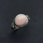 Natural Turquoise Rings 925 Sterling SilverMorganiteResizable