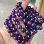 Natural 7A Amethyst Bracelet Healing Energy