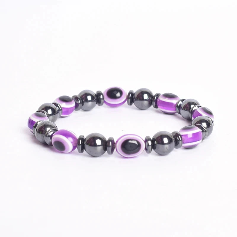 Bohemian Therapeutic Magnetic Hematite Bracelet719cm(7.48inch)