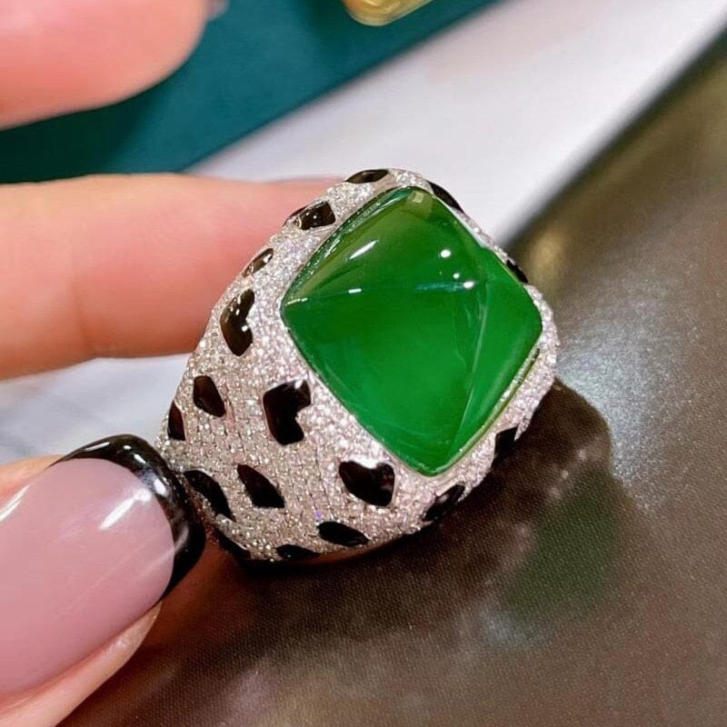 Luxury Leopard Ruby Resizable RingsRing