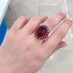 Ruby Cocktail Adjustable RingRing
