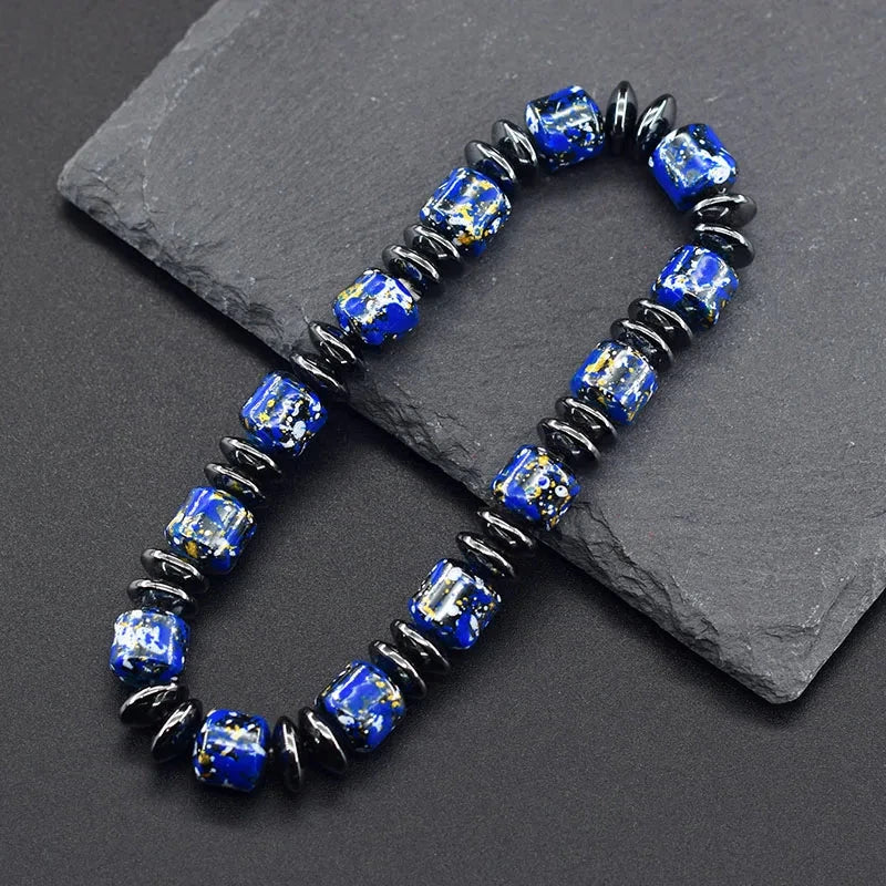 Bohemian Therapeutic Magnetic Hematite Bracelet