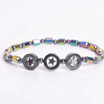 Bohemian Therapeutic Magnetic Hematite Bracelet1319cm(7.48inch)