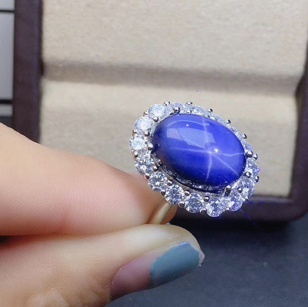 Star Sapphire 925 Sterling Silver RingRing