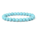 Various Shapes Blue Turquoise Bracelets117cm-6.7inch