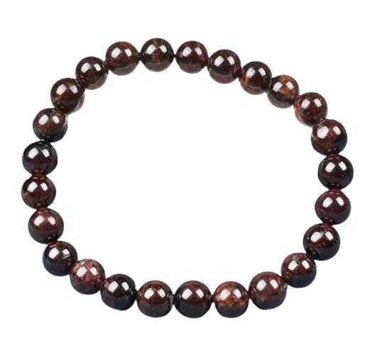 Natural Dark Red Garnet Bracelet