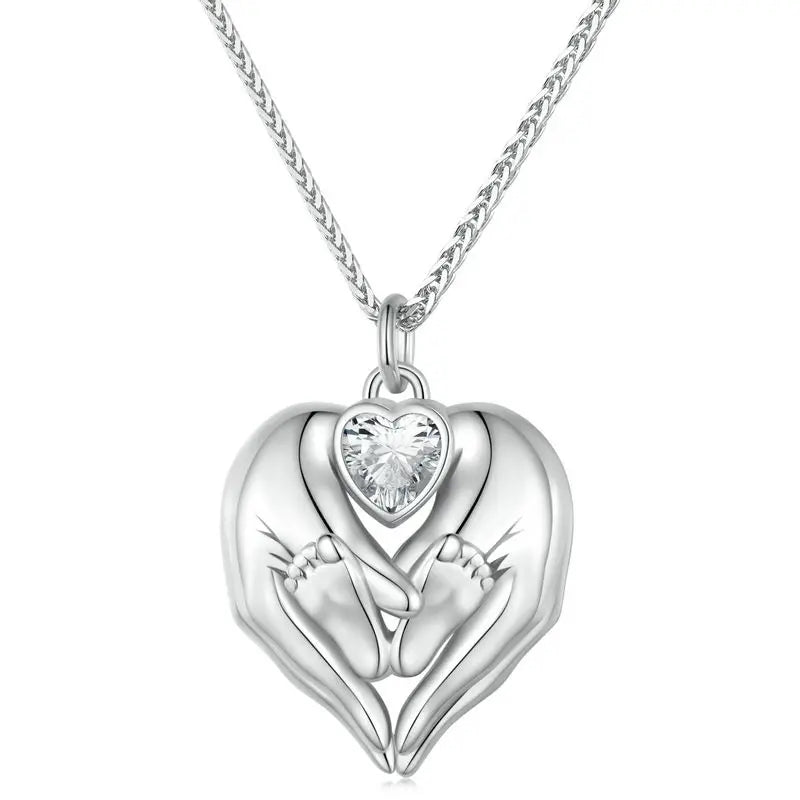 925 Sterling Silver Mother Daughter Or Son Open RingECN497resizable